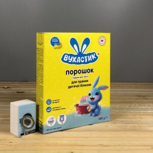 Дитячий пральний порошок Вухастик для всіх типів прання - 400 г.