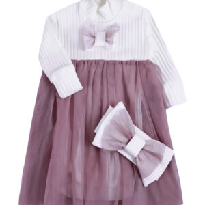 Боді ясельний "Лоліта" з фатином, Бузковий, 68 (6 міс)