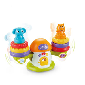 Музична розвиваюча іграшка Терези QF366-043 зі світловими ефектами  Помаранчевий