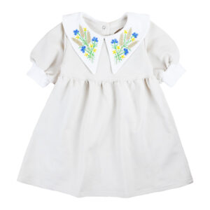 Сукня для дівчинки з вишивкою "Марта", Айворі, 86 (1.5 роки)