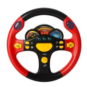 Дитячий автотренажер "Я теж рулю" 7737 музичний Червоний