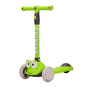 Самокат дитячий 3-х колісний SC21001 (RL7T), колеса світяться PU 110 мм  Зелений