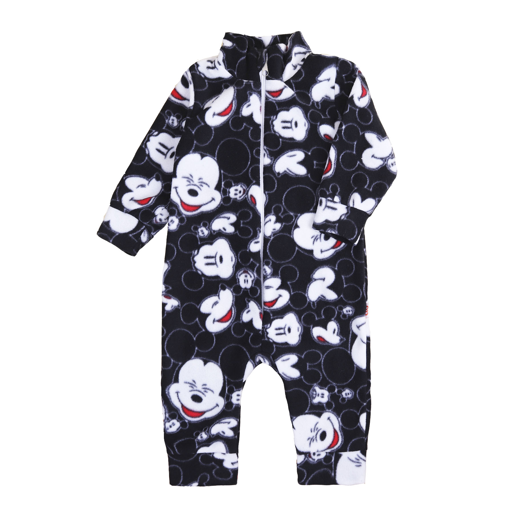 Ясельний флісовий ромпер "Ліам", Чорний, 74 (6-12 міс)