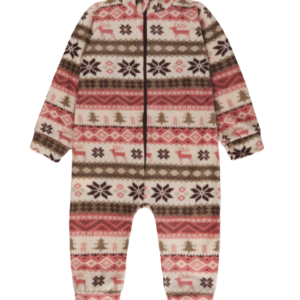 Ясельний флісовий ромпер "Ліам", Пудровий, 80 (1 рік)