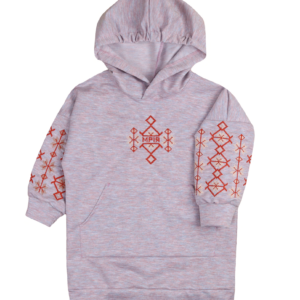 Сукня-худі для дівчаток "Мрія", Пудровий, 92 (2 роки)