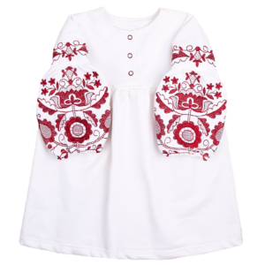 Дитяча сукня з вишивкою "Тереза", Молочний, 116 (6 років)