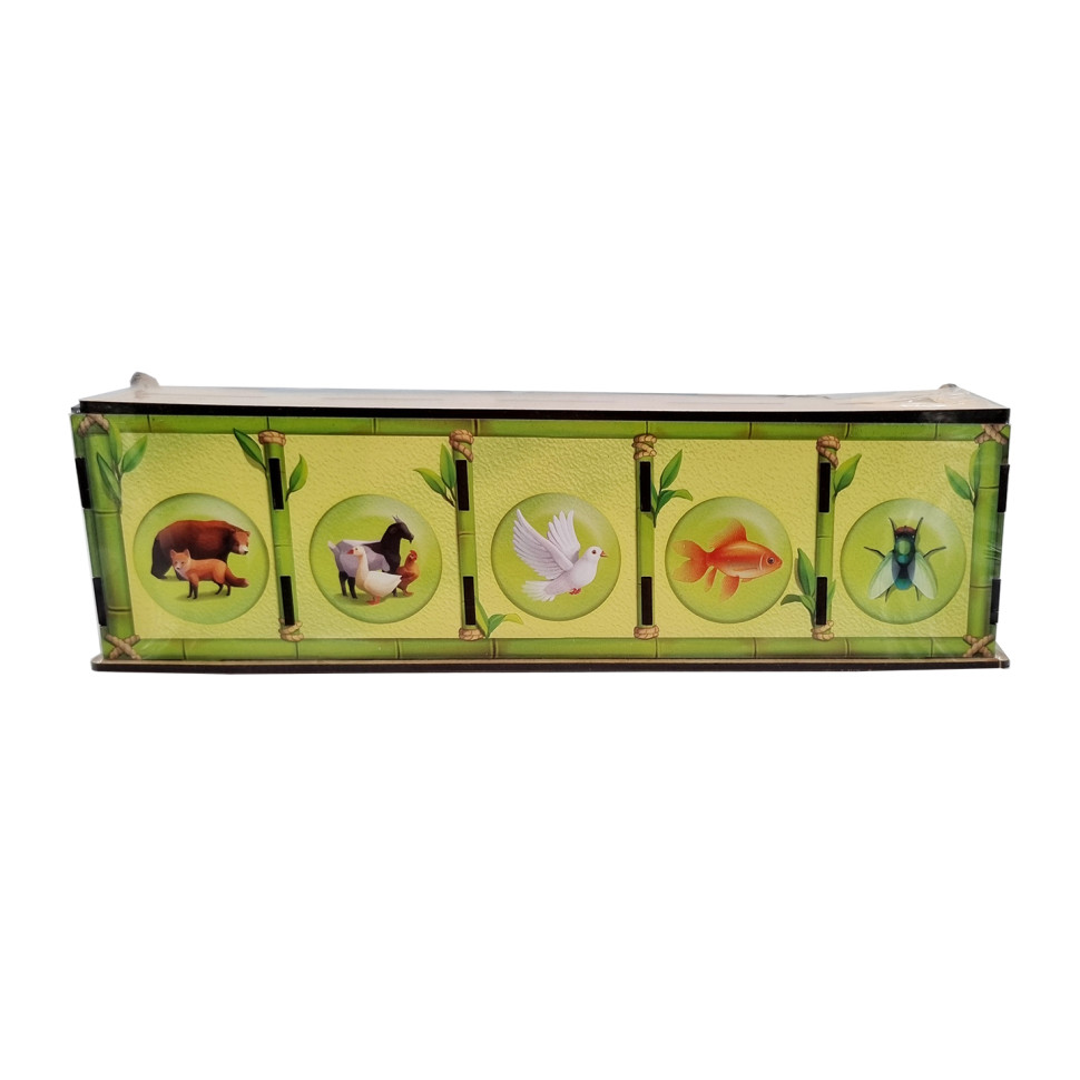 Настільна розвиваюча гра "Види тварин" Ubumblebees (ПСФ110) PSF110 комодик-сортер