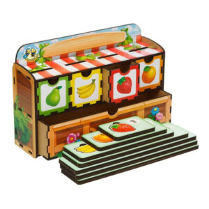 Дерев'яна настільна гра "Рахунок -2" Ubumblebees (ПСД070) PSD070 сортер-комодик