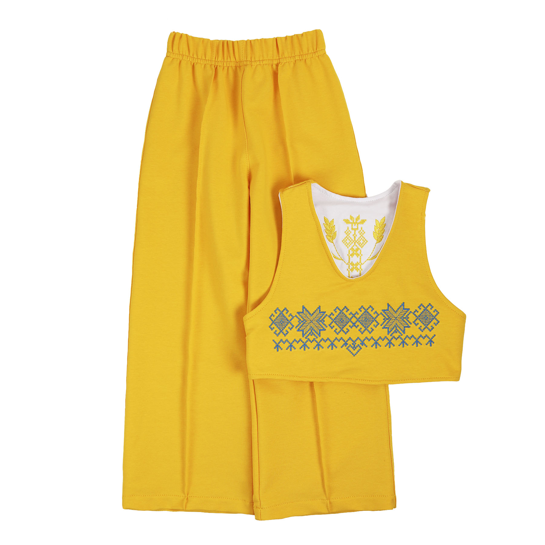 Комплект двійка для дівчат "Крила", Жовтий, 110 (5 років)