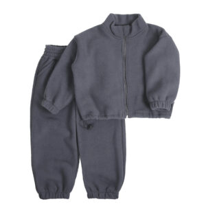 Флісовий дитячий спортивний костюм "К-104", Темно-сірий, 116 (6 років)