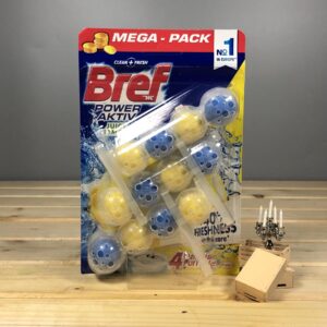 Туалетні блоки для унітазу Bref Lemon - 3 шт x 50 г.