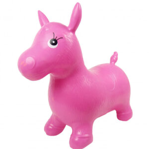 Дитячий стрибун-конячка MS0737 гумовий  Рожевий