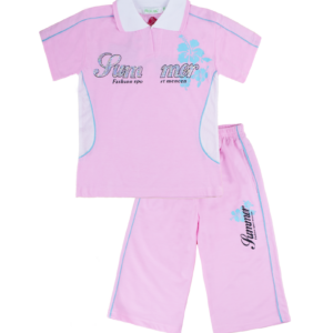 Спортивий костюм для дівчинки, Рожевий, 128 (9 років)