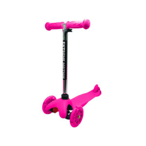 Самокат дитячий 3-х колісний SC20101 колеса, що світяться Рожевий