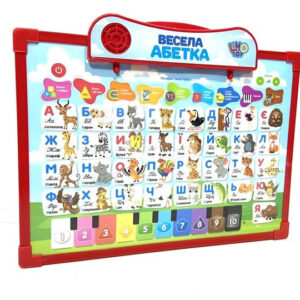 Інтерактивна дошка "Абетка" Limo Toy SK 0020 двухстороння Укр Червоний