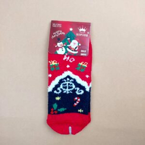 Шкарпетки дитячи ангора "Новий Рік", Синій, 26-31