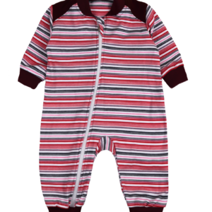 Ромпер інтерлок на блискавці, Бордовий, 68 (6 міс)