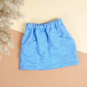 Спідниця з двунитки "Алекса", Блакитний, 98 (3 роки)