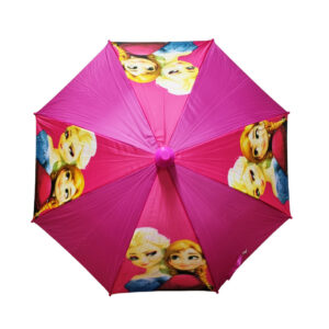 Дитяча парасолька SY-18 тростина, 75 см Холодне Серце Малинова