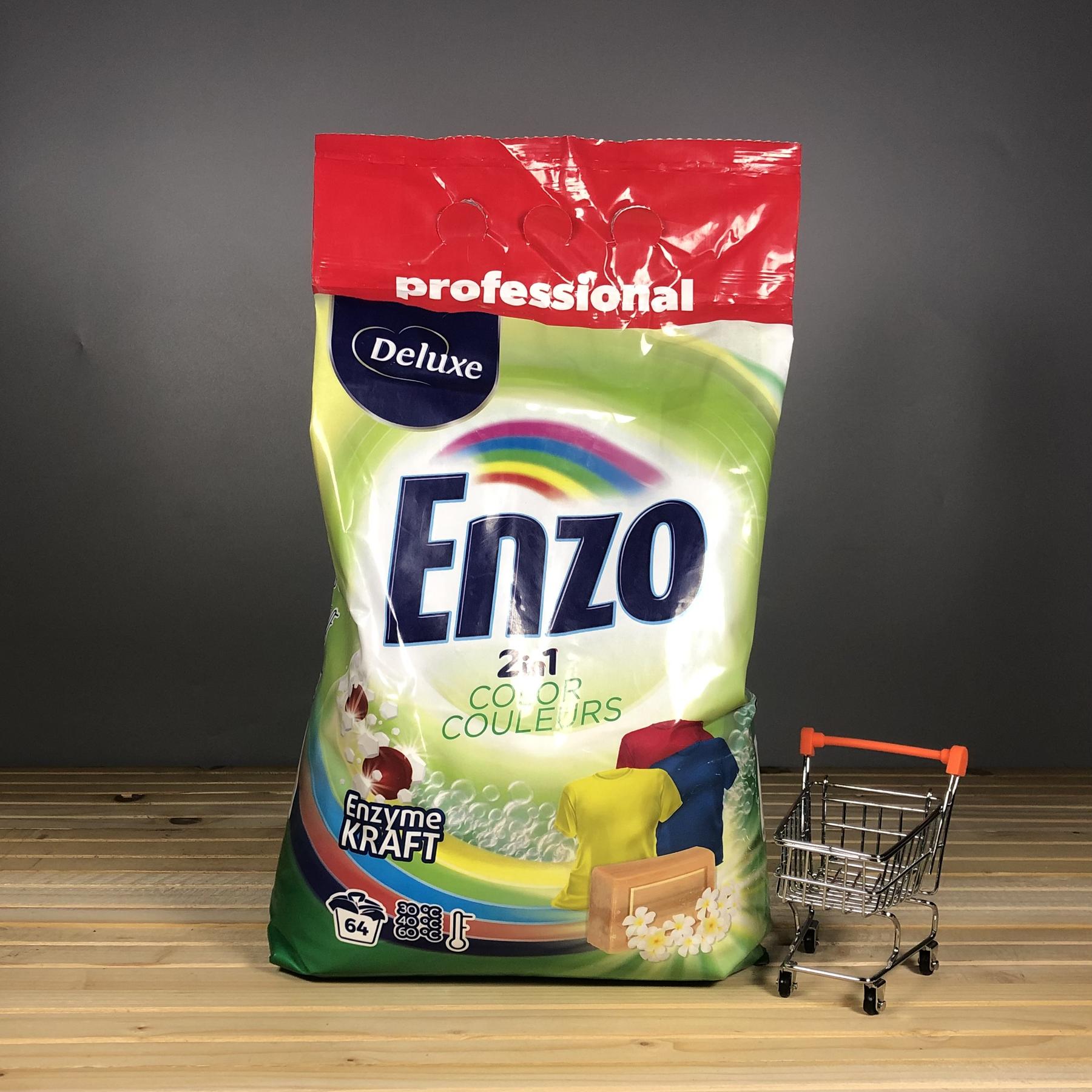 Пральний порошок Deluxe Enzo 2in1 Color - 4.5 кг. 64 циклів прання.