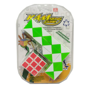 Кубик зі змійкою T1157-3 в блістері Зелений