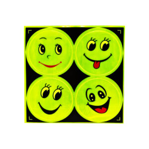 Наклейка світловідбиваюча "Смайл" 133SP 4 штуки Вид-1