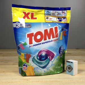 Капсули для прання Tomi Power Capsule 3 в 1 Color - 40 шт.