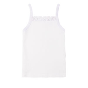 Майка-Топ для дівчинки, Білий, 116 (6 років)