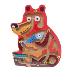 Дерев'яна магнітна іграшка Лабіринт MD 1792-1 Ведмедик
