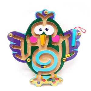 Дерев'яна магнітна іграшка Лабіринт MD 1792-1 Пташка