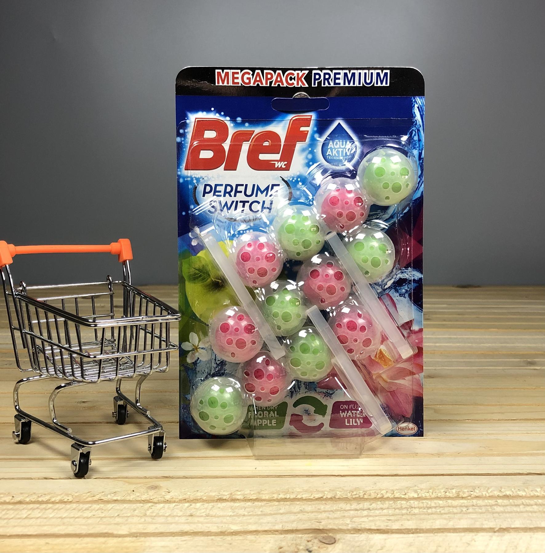 Туалетні блоки для унітазу Bref Perfume Switch - 3 шт x 50 г.