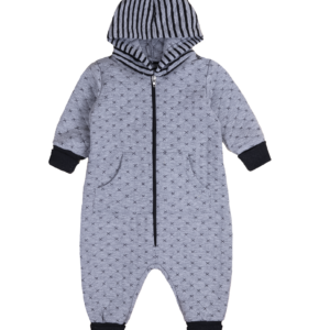 Капітоновий ромпер з капюшоном "М217", Сірий, 86 (1.5 роки)