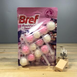 Туалетні блоки для унітазу Bref Beautiful Japan - 3 шт x 50 г.