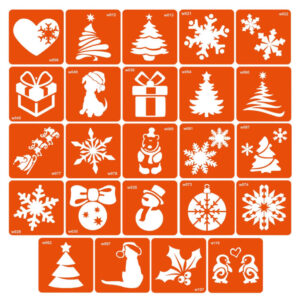 Набір трафаретів для біо-тату «W - зима» w-simple_24_1