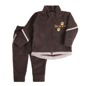 Флісовий дитячий костюм "Be Brave", Шоколад, 86 (1.5 роки)