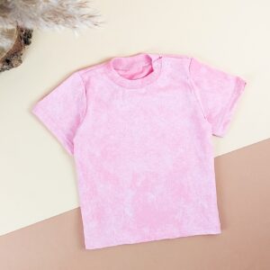 Дитяча базова футболка, Рожевий, 80 (1 рік)