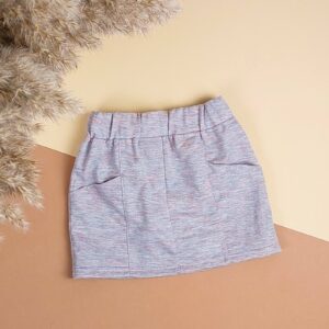 Спідниця з двунитки "Алекса", Пудровий, 98 (3 роки)