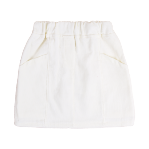 Вельветова спідниця "Алекса", Молочний, 128 (9 років)