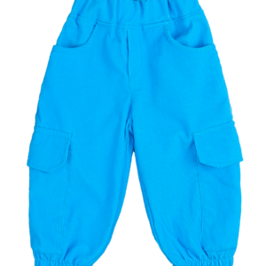 Вельветові дитячі штани "Карго", Бірюзовий, 80 (1 рік)