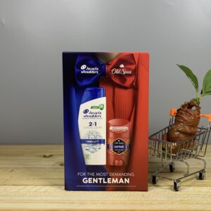 Подарунковий набiр: Шампунь проти лупи Head&Shoulders Old Spice 330 мл + Твердий дезодорант Old Spice Whitewater 50 мл.