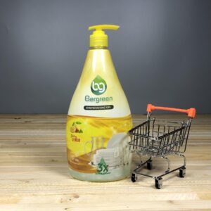 Засіб для миття посуду з дозатором Bergreen Лимон - 1 л.