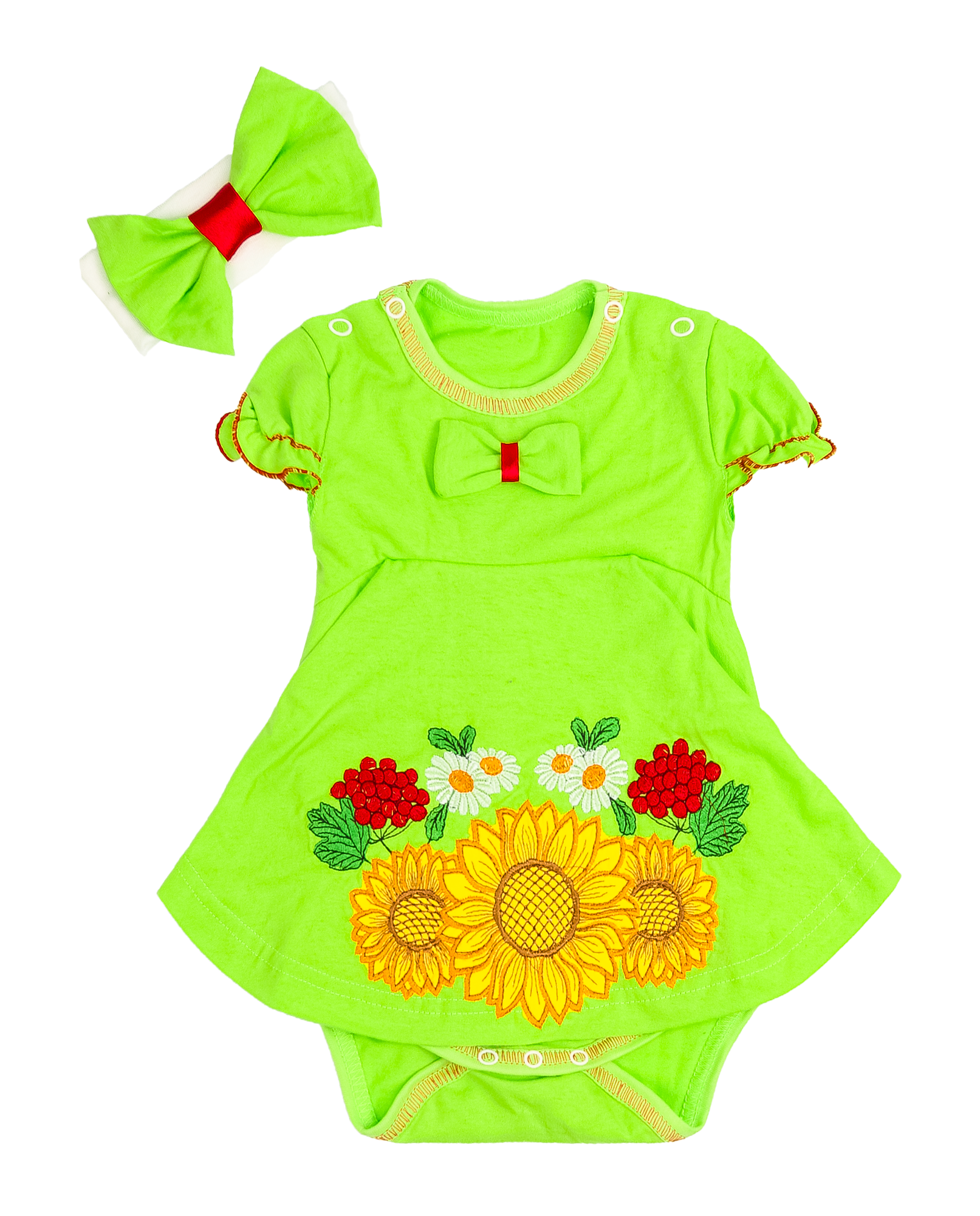 Боді для дівчаток "Стефанія", Салатовий, 68 (6 міс)