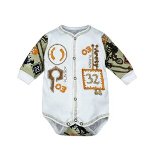 Боді "Інструктор", Коричневий, 62 (3 міс)