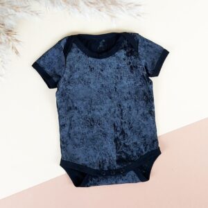 Боді ясельний із 100% бавовни, Чорний, 62 (3 міс)