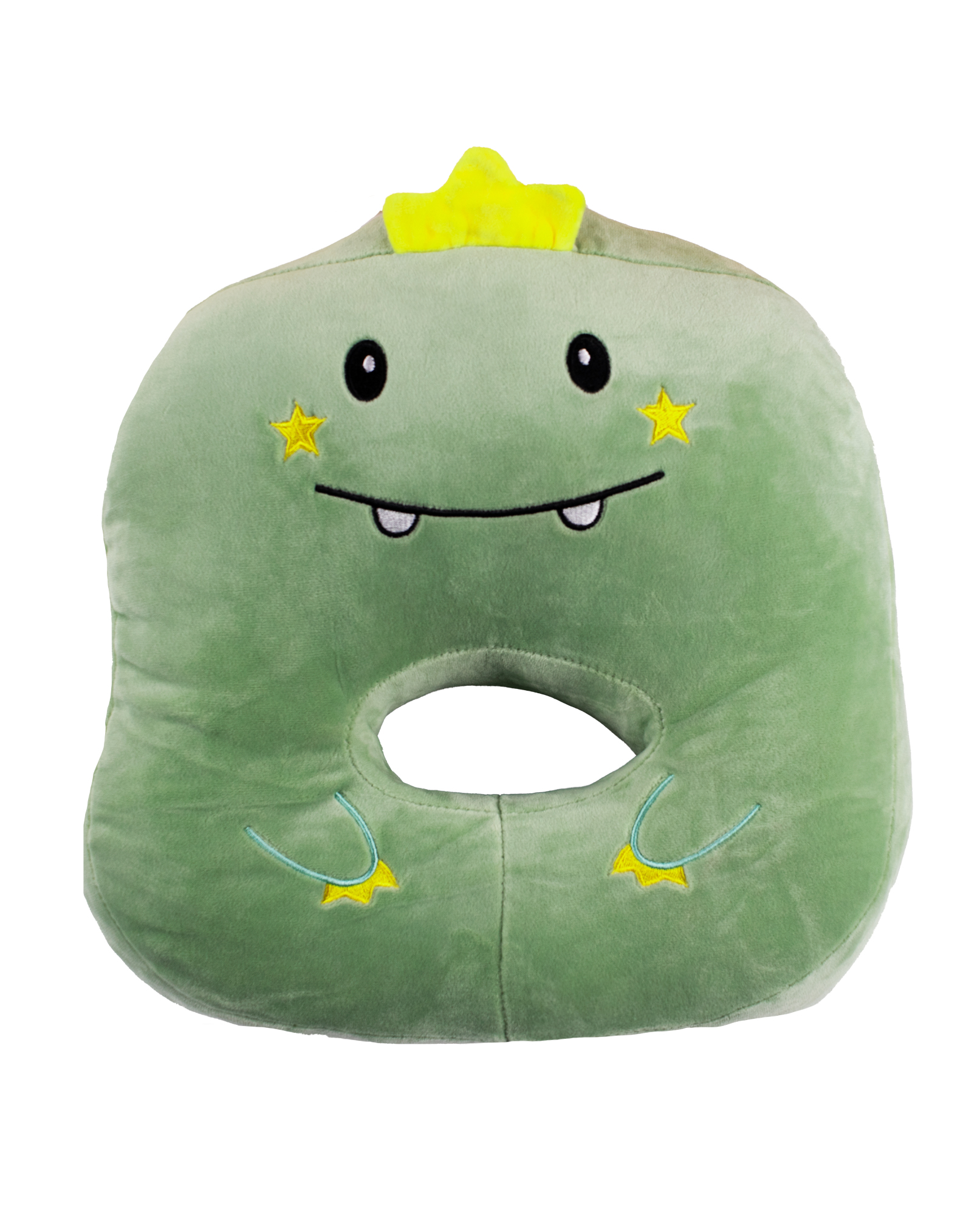 Дорожня іграшка-подушка, Зелений