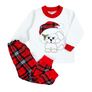 Дитяча піжама "Помічник Санти" , Червоний, 104 (4 роки)