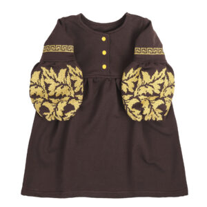 Дитяча сукня з вишивкою "Шарлотта" , Шоколад, 80 (1 рік)