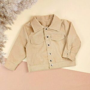 Дитяча вельветова куртка, Какао, 80 (1 рік)