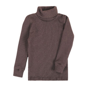 Дитяча водолазка з начосом базова, Шоколад, 104 (4 роки)