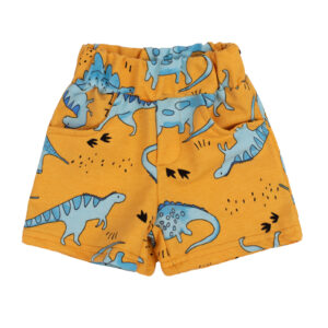 Дитячі шорти з двунитки "Діно", Жовтий, 80 (1 рік)